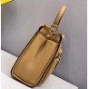 Fendi Peekaboo Pocket Medium Bag In Beige Calfskin 630