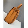 Fendi Peekaboo Pocket Medium Bag In Orange Calfskin 203