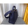 Fendi Blue Peekaboo Medium Bag With Pequin Motif 280