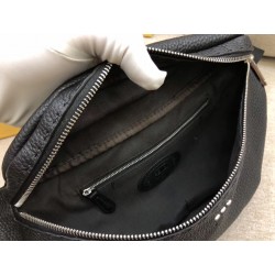 Fendi Belt Bag In Black Romano Leather 117