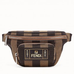 Fendi Belt Bag In Fabric With Pequin Striped Motif 139