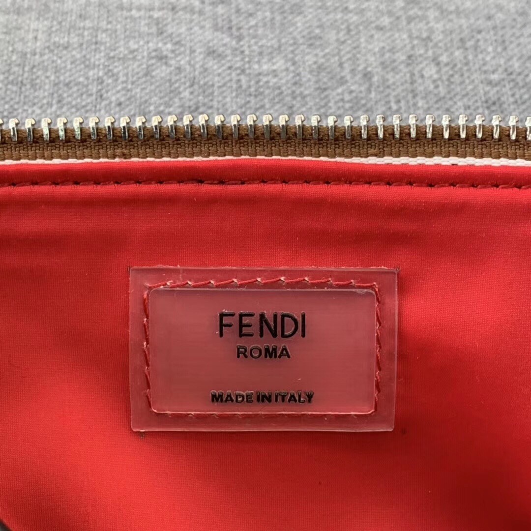 Fendi Belt Bag In Fabric With Pequin Striped Motif 139