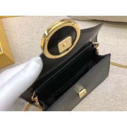 Fendi Kan I F Belt Bag In Black Calfskin 513