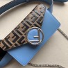 Fendi Blue Kan I F Belt Bag With FF Motif 135