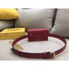 Fendi Kan I F Belt Bag In Red Calfskin 155