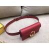 Fendi Kan I F Belt Bag In Red Calfskin 155