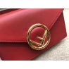 Fendi Kan I F Belt Bag In Red Calfskin 155