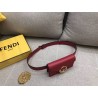 Fendi Kan I F Belt Bag In Red Calfskin 155