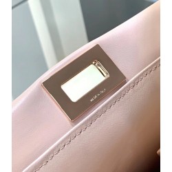 Fendi Peekaboo Mini Bag In Light Pink Nappa Leather 159