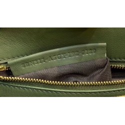 Fendi Peekaboo Mini Pocket Bag In Green Calfskin 460