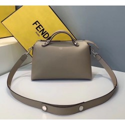 Fendi By The Way Medium Bag In Grey Calfskin 515