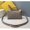 Fendi By The Way Medium Bag In Grey Calfskin 515