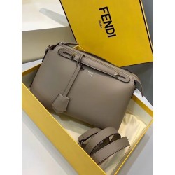 Fendi By The Way Medium Bag In Grey Calfskin 515