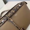 Fendi Khaki By The Way Medium Bag With FF Handles 605