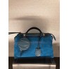 Fendi By The Way Medium Bag In Blue Suede 712