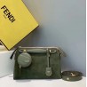 Fendi By The Way Medium Bag In Green Suede 001