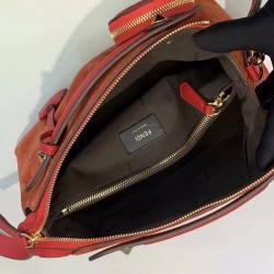 Fendi By The Way Medium Bag In Piment Suede 028