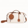 Fendi By The Way Medium Bag In Canvas With Tan Leather 089