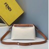 Fendi By The Way Medium Bag In Canvas With Tan Leather 089