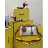Fendi By The Way Medium Bag In Canvas With Tan Leather 089