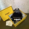Fendi Black Glazed Fabric Mini Backpack 614