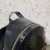 Fendi Black Glazed Fabric Mini Backpack 614