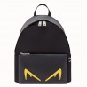 Fendi Diabolic Eyes Nylon And Leather Backpack 691