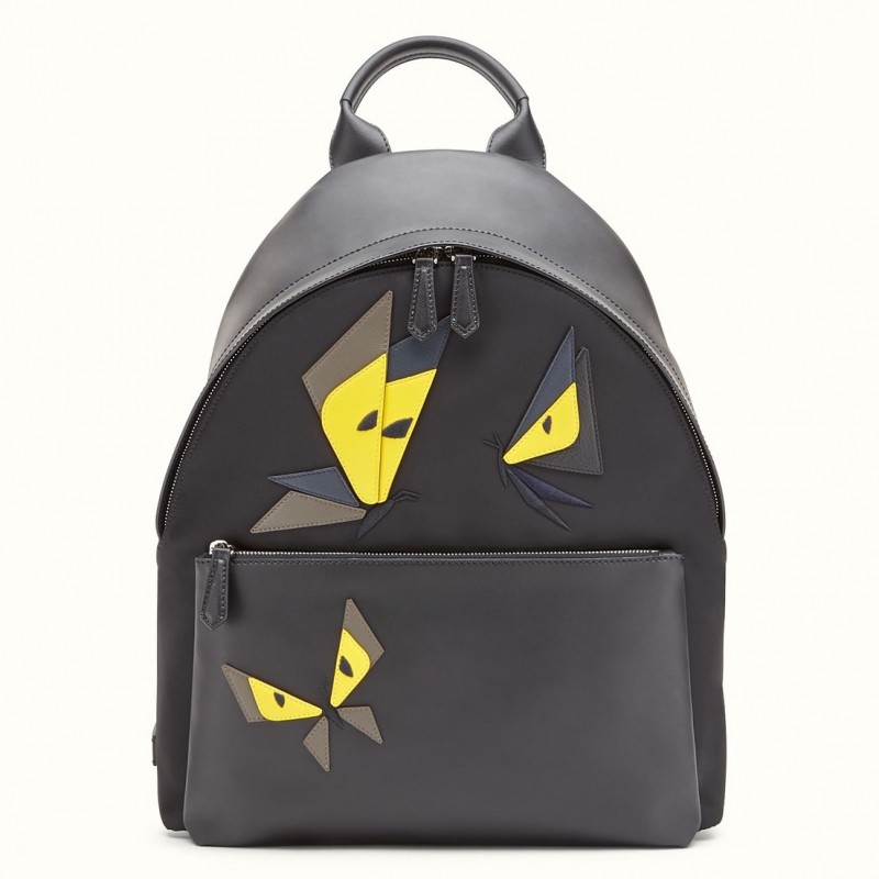 Fendi Black Large Butterfleye Backpack 758