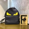 Fendi Large Bag Bugs Eyes Backpack In Roman Leather 666